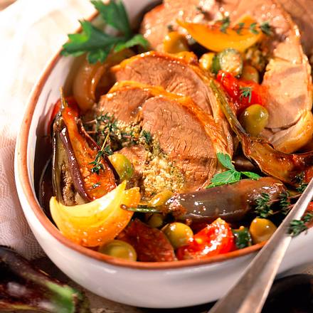 Gefüllte Lammkeule Rezept