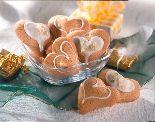 Gefüllte Lebkuchenherzen Rezept