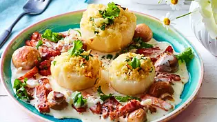 Gefüllte Mairüchchen mit Kasselergeschnetzeltem - Foto: LECKER @ Bauer Media Group