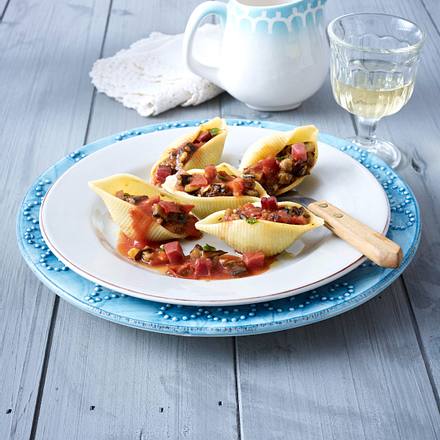 Gefüllte Muschelnudeln Rezept Gefüllte Muschelnudeln Rezept