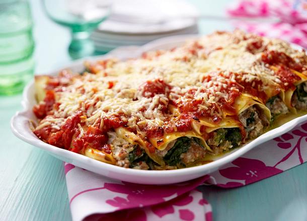Gefüllte Nudelwellen al forno Rezept