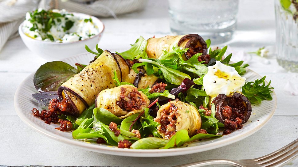 Gefüllte Ofen-Aubergine Roll over Beethovens Bolo Rezept - Foto: House of Food / Bauer Food Experts KG