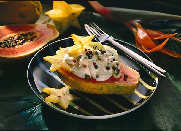 Gefüllte Papaya Rezept Gefüllte Papaya Rezept