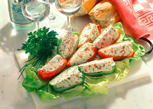 Gefüllte Paprikaschoten Rezept Gefüllte Paprikaschoten Rezept
