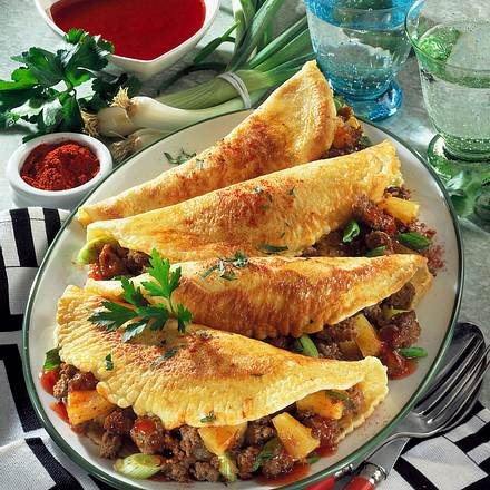 Gefüllte Pfannkuchen Rezept Gefüllte Pfannkuchen Rezept