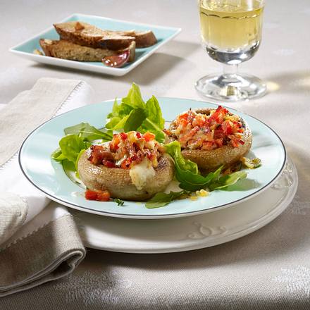 Gefüllte Riesenchampignons Rezept