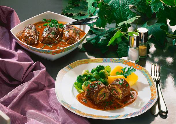 Gefüllte Rinderroulade Rezept Gefüllte Rinderroulade Rezept