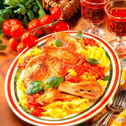 Gefüllte Schweinesteaks Rezept Gefüllte Schweinesteaks Rezept