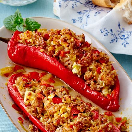 Gefüllte Spitzpaprika Rezept Gefüllte Spitzpaprika Rezept