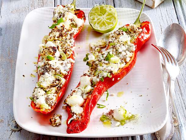 Gefüllte Spitzpaprika mit Chia-Samen Rezept | LECKER