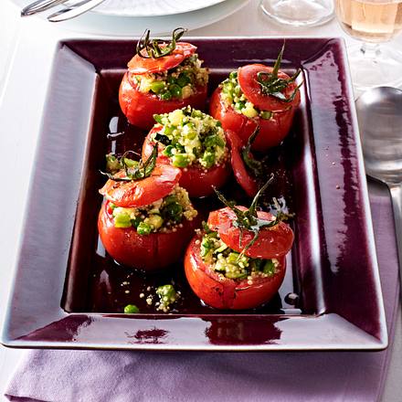 Gefüllte Tomaten mit Quinoa Rezept Gefüllte Tomaten mit Quinoa Rezept