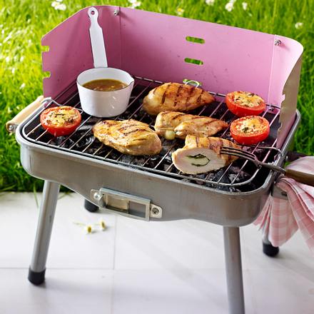 Gefüllte und gegrillte Hähnchenfilets mit Orangensoße Rezept Gefüllte und gegrillte Hähnchenfilets mit Orangensoße Rezept