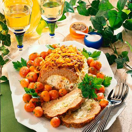 Gefüllter Hackbraten Rezept Gefüllter Hackbraten Rezept