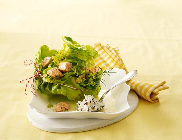 Gefüllter Kopfsalat Rezept