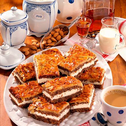 Gefüllter Nuss-Schokokuchen Rezept