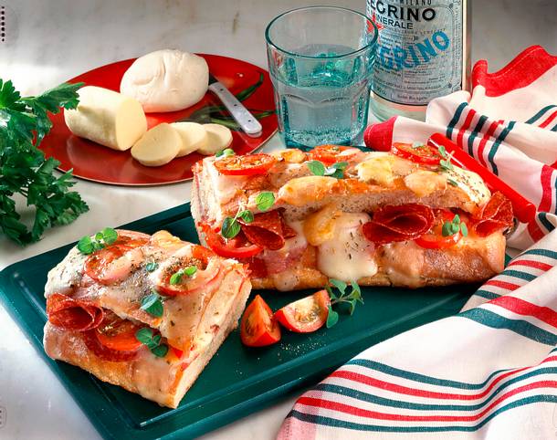 Gefülltes italienisches Brot Rezept Gefülltes italienisches Brot Rezept
