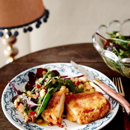 Gefülltes Kohlrabischnitzel Rezept Gefülltes Kohlrabischnitzel Rezept