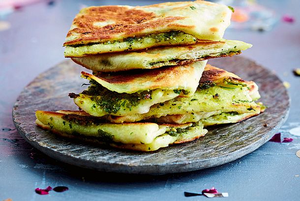 Gefülltes Naanbrot Rezept