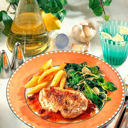 Gefülltes Putenschnitzel Rezept Gefülltes Putenschnitzel Rezept