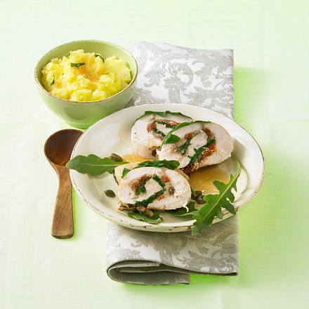 Gefülltes Rauke-Hähnchen Rezept