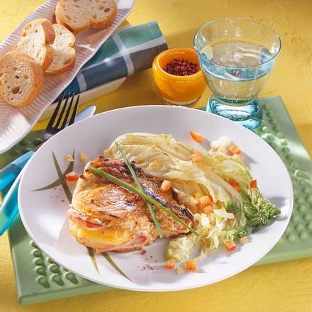 Gefülltes Schweinekotelett Rezept Gefülltes Schweinekotelett Rezept