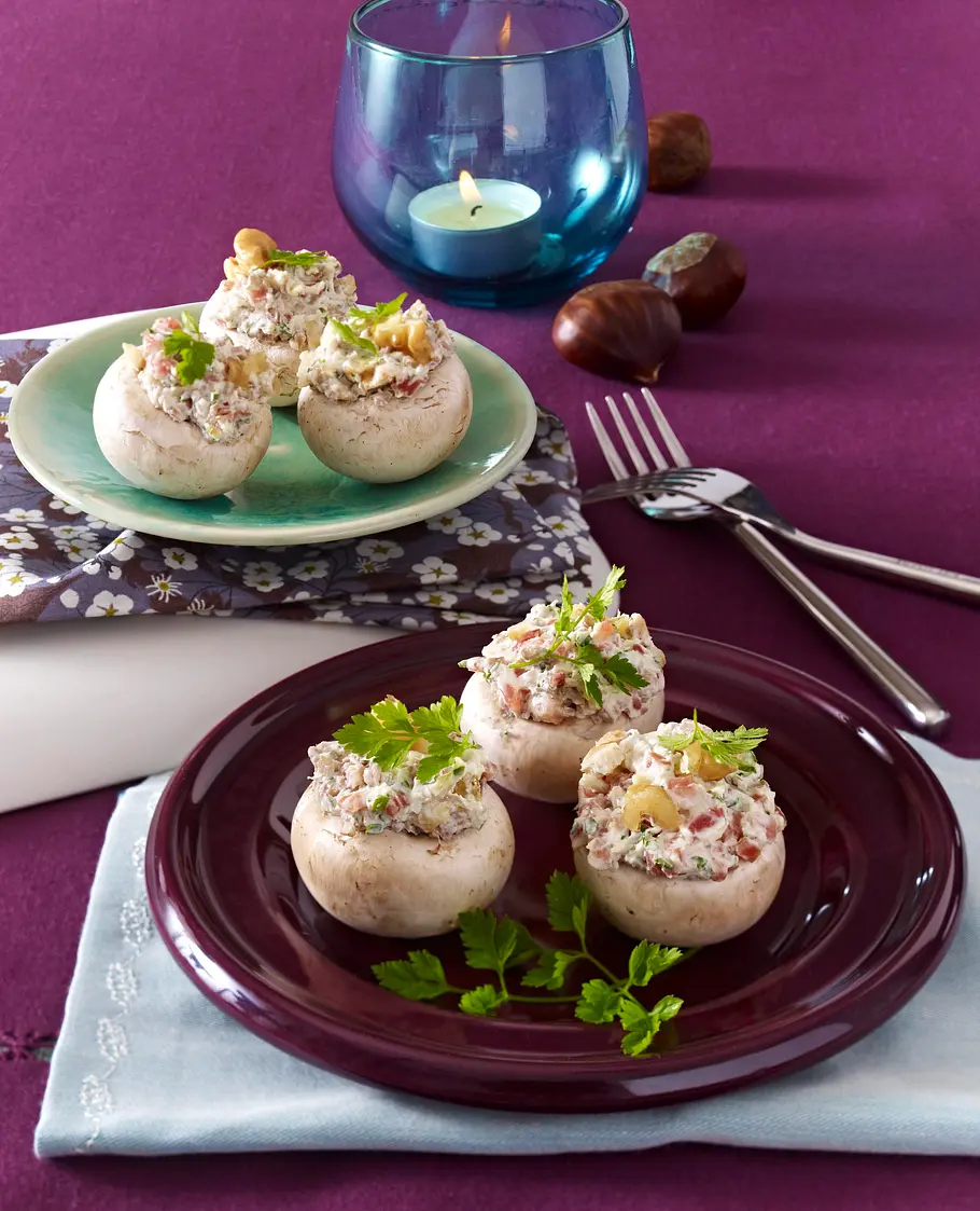 Gefüllte Champignons Rezept Gefüllte Champignons Rezept