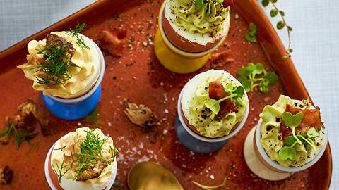 Gefüllte Eier „Ei Love the Nightlife“ Rezept - Foto: House of Food / Bauer Food Experts KG