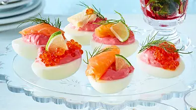 Gefüllte Eier mit Rote-Bete-Creme Rezept - Foto: LECKER @ Bauer Media Group