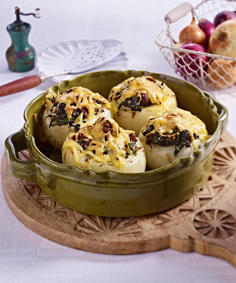 Gefüllte Gemüsezwiebel Rezept