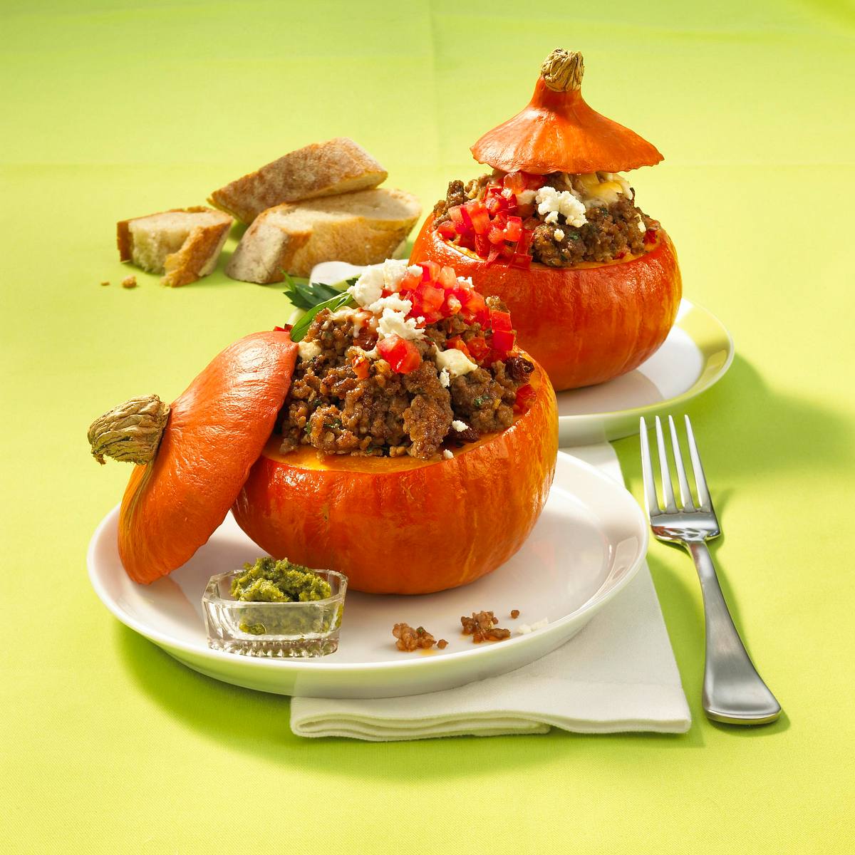 Gefüllte Kürbisse Rezept