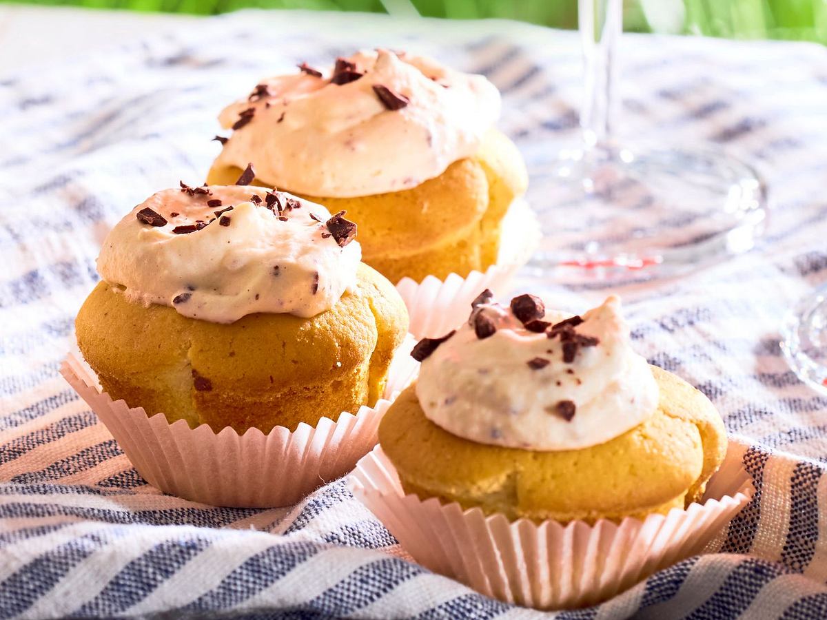 Gefüllte Muffins mit Herrencreme Rezept