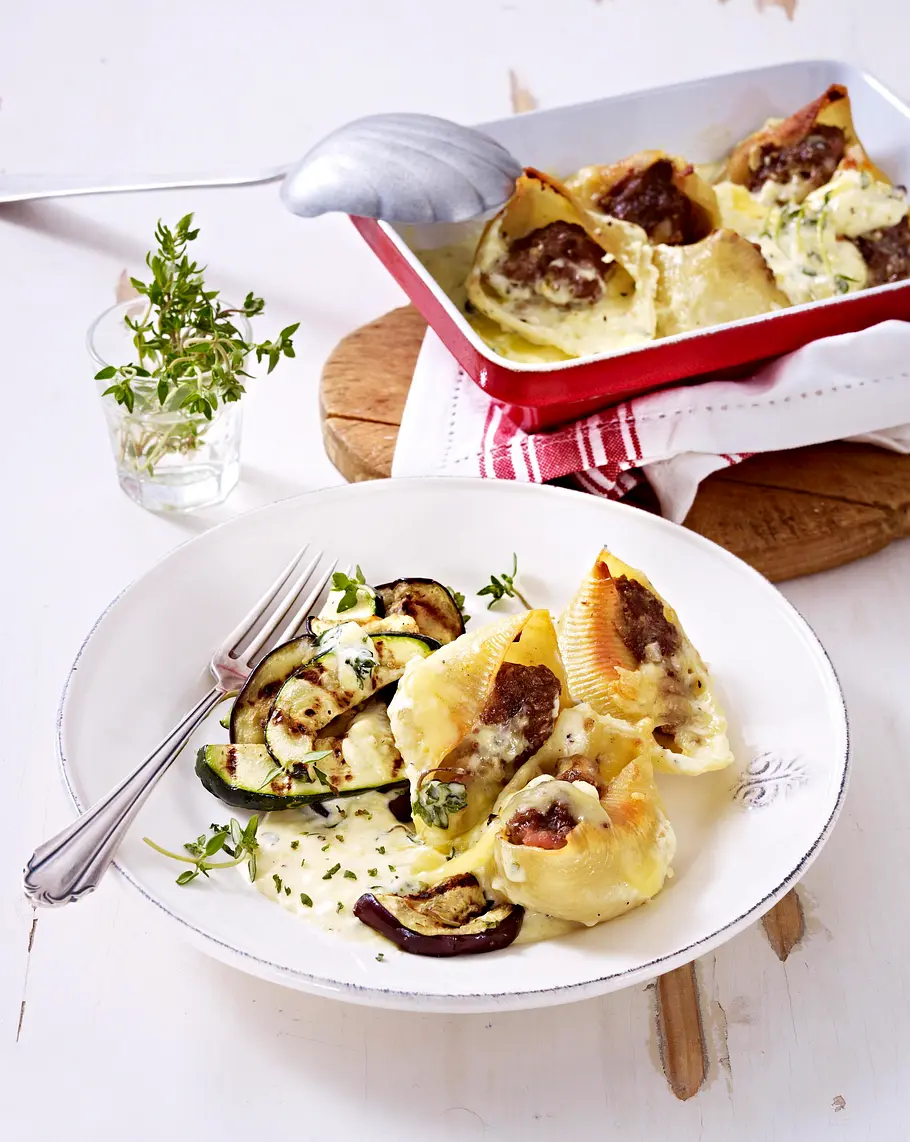Gefüllte Muschelnudeln Rezept Gefüllte Muschelnudeln Rezept