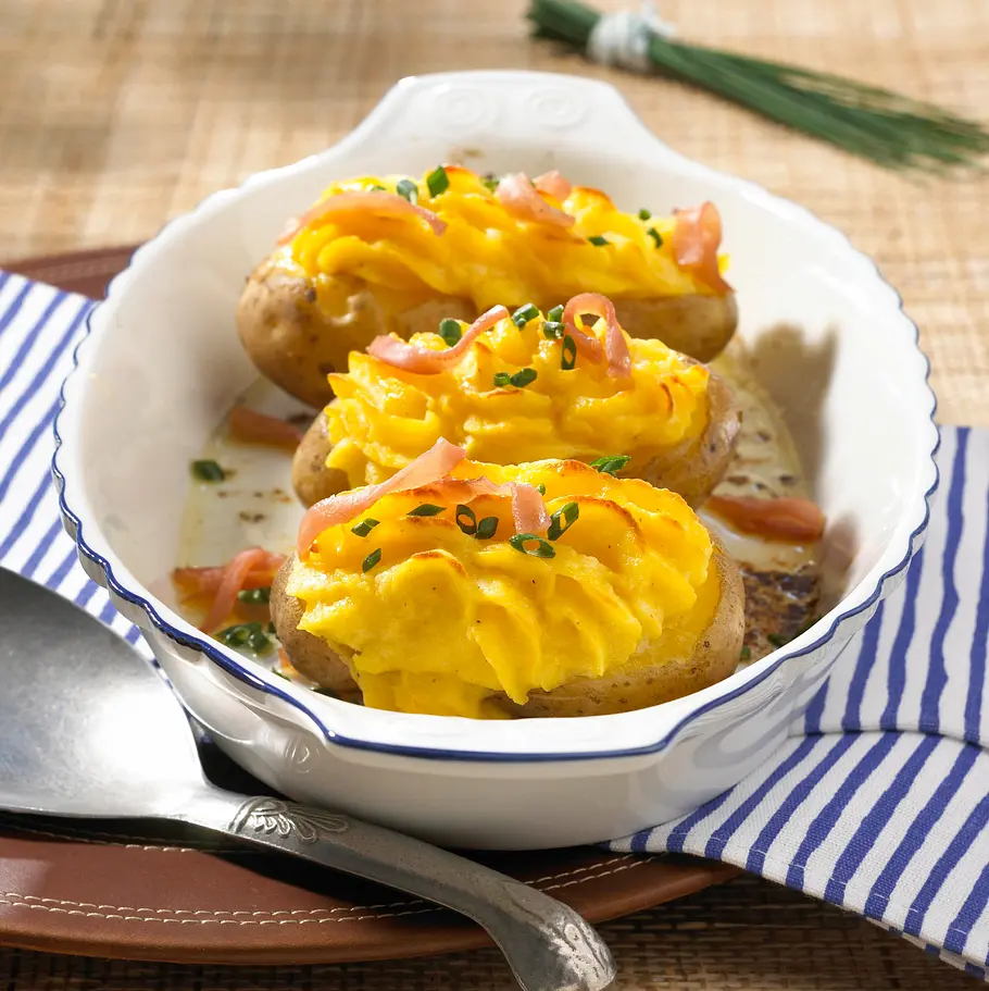 Gefüllte Ofenkartoffeln Rezept Gefüllte Ofenkartoffeln Rezept