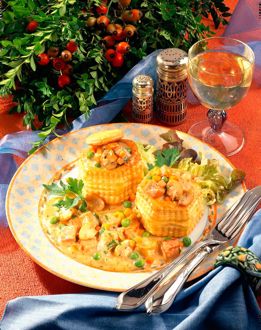 Gefüllte Pasteten Rezept Gefüllte Pasteten Rezept