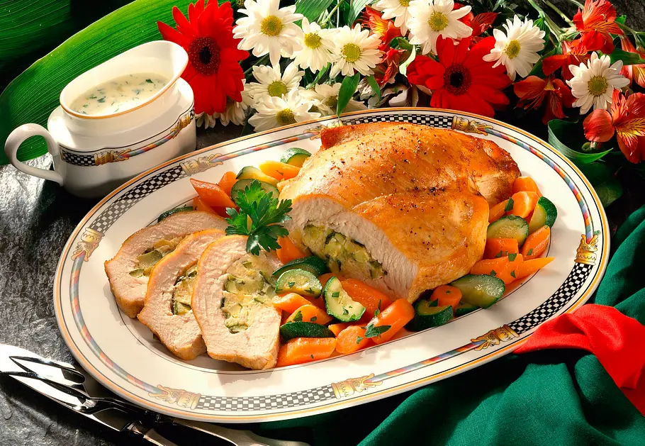 Gefüllte Putenbrust Rezept Gefüllte Putenbrust Rezept