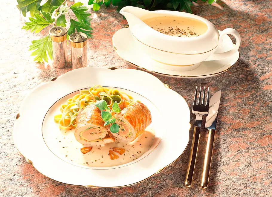 Gefüllte Schweinsrouladen Rezept Gefüllte Schweinsrouladen Rezept