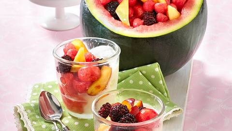 Gefüllte Wassermelone mit Zitronensorbet Rezept - Foto: Först, Thomas