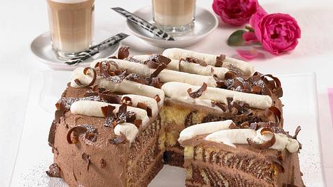 Gefüllte Zebra-Torte Rezept - Foto: House of Food / Bauer Food Experts KG