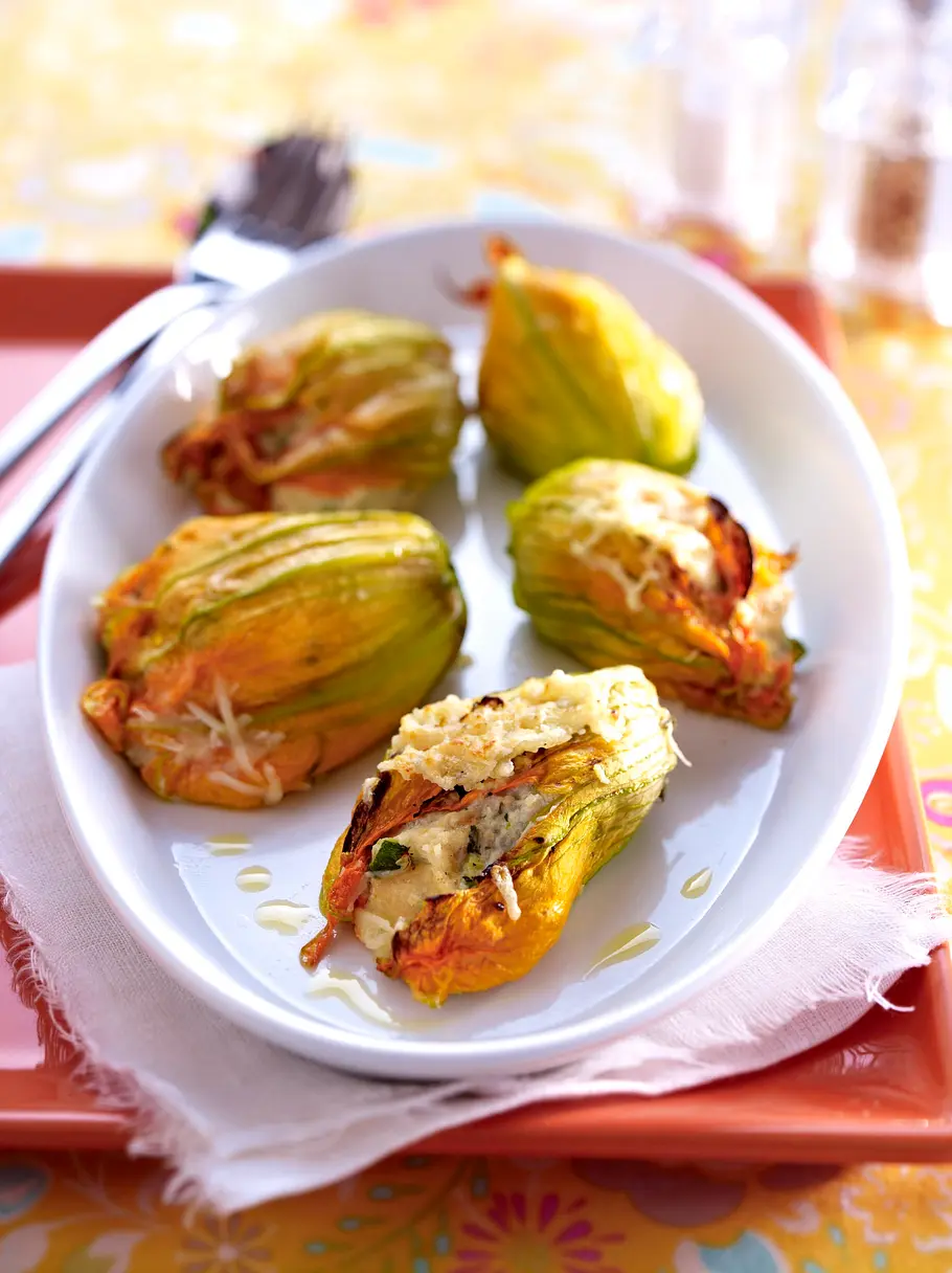 Gefüllte Zucchiniblüten Rezept Gefüllte Zucchiniblüten Rezept