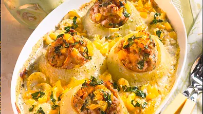 Gefüllter Kohlrabi Rezept - Foto: LECKER @ Bauer Media Group