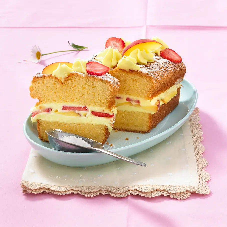 Gefüllter Zitronenkuchen Rezept
