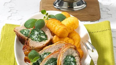 Gefülltes Schweinefilet Rezept - Foto: LECKER @ Bauer Media Group