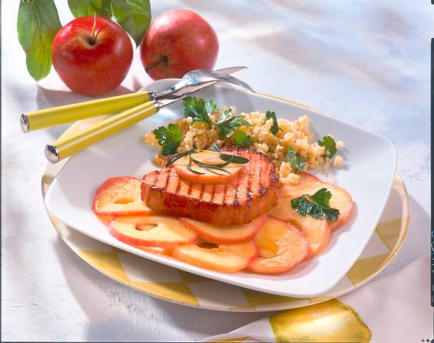 Gegrillte Kasseler-Scheibe Rezept