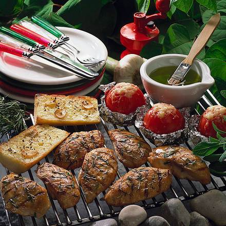 Gekräuterte Hähnchen-Filets Rezept Gekräuterte Hähnchen-Filets Rezept