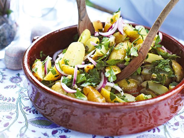 Gekräuterter Früh-Kartoffel-Salat Rezept