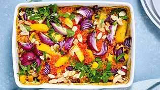 Steckrüben-Linsen-Curry vom Blech - Foto: LECKER @ Bauer Media Group