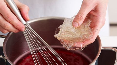 Gelatine verarbeiten