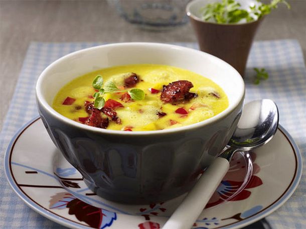 Gelbe Paprikasuppe Rezept Gelbe Paprikasuppe Rezept