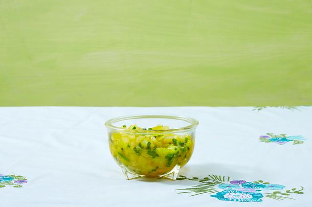 Gelbe Tomatensalsa Rezept Gelbe Tomatensalsa Rezept
