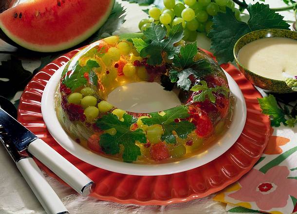 Geleering mit Weintrauben Rezept
